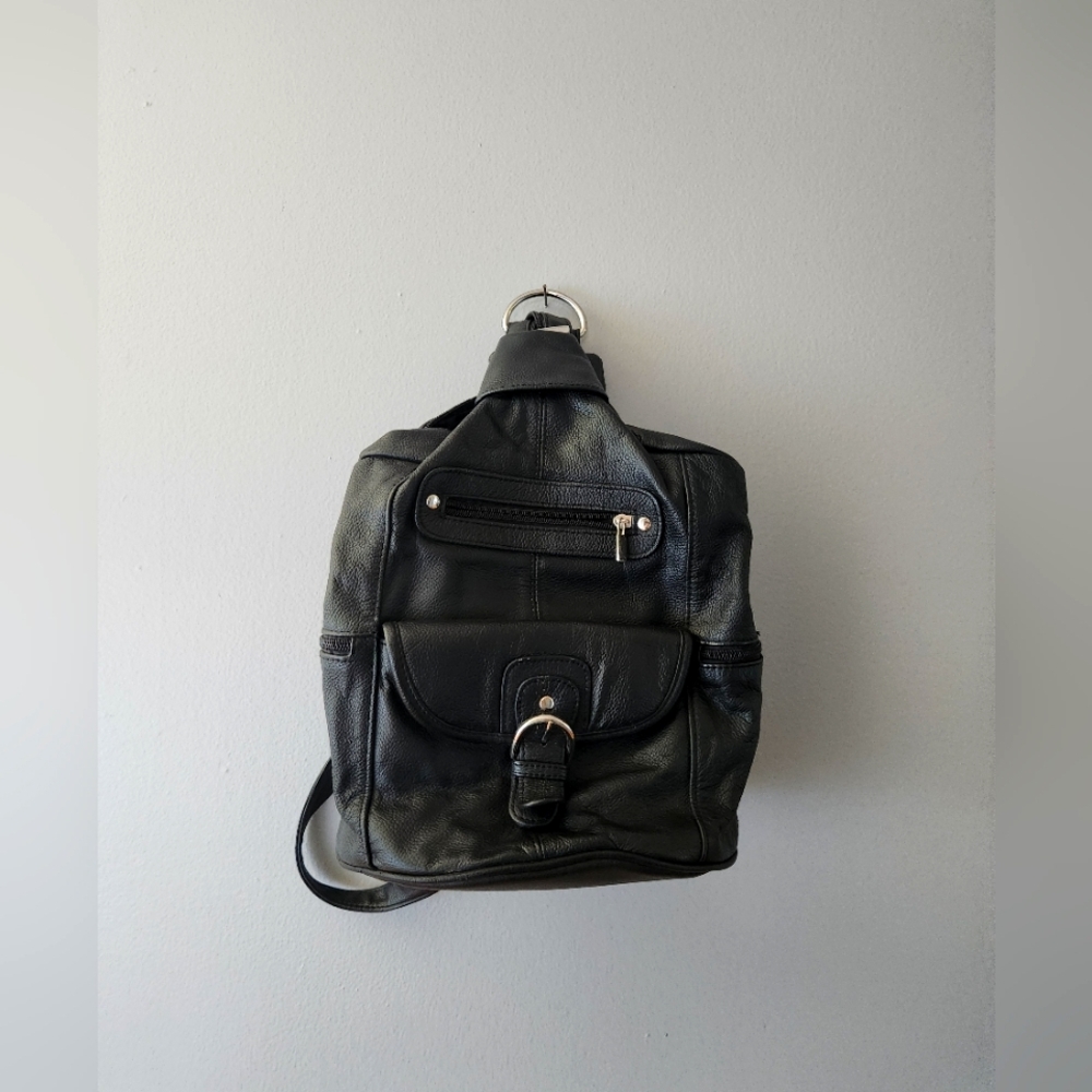 Leather Mini Backpack, Like New
